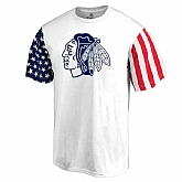 Men's Chicago Blackhawks Fanatics Branded Stars & Stripes T-Shirt White FengYun,baseball caps,new era cap wholesale,wholesale hats